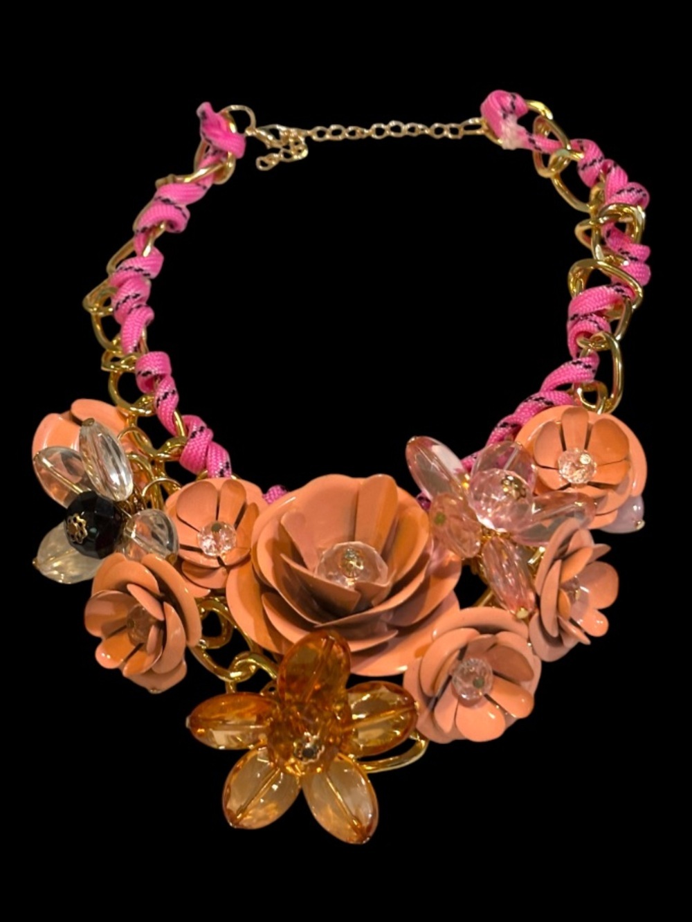 Aratta Floral Fields Statement Necklace NWOT